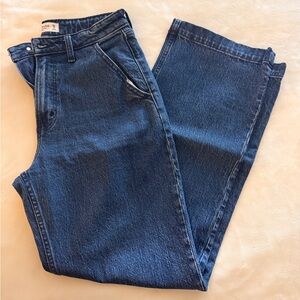 Curve Abercrombie & Fitch Relaxed Fit Blue Jeans